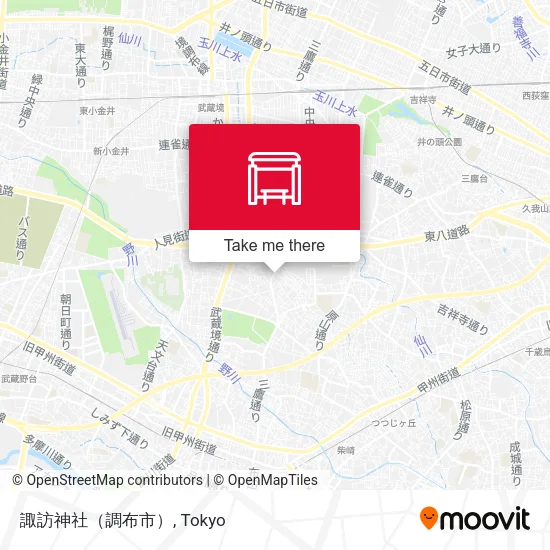 諏訪神社（調布市） map