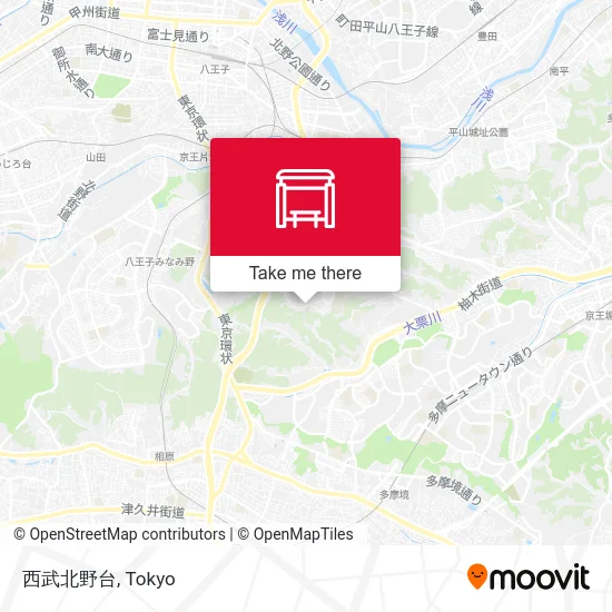 Seibu Kitano-dai map