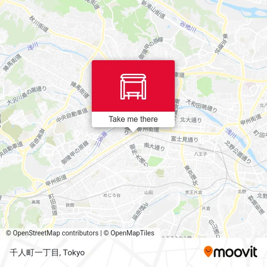 千人町一丁目 map