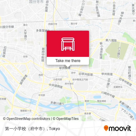 第一小学校（府中市） map