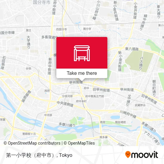 第一小学校（府中市） map