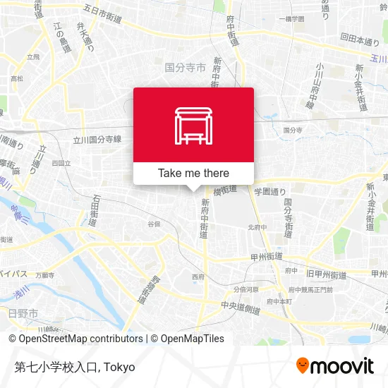 第七小学校入口 map