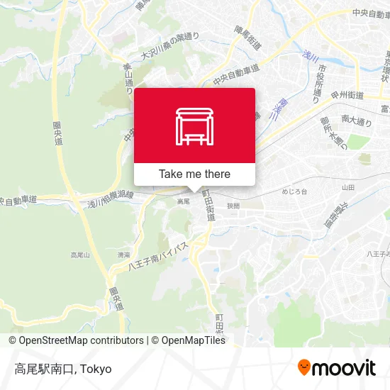 高尾駅南口 map