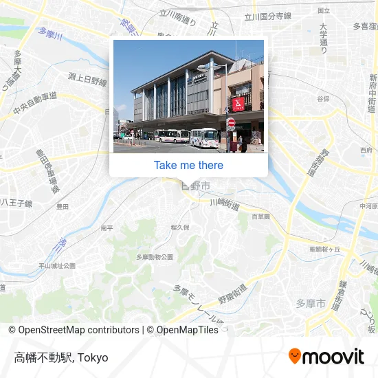 高幡不動駅 map