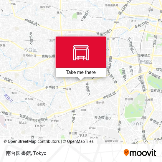 南台図書館 map
