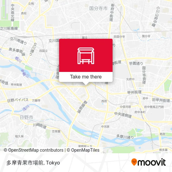 多摩青果市場前 map