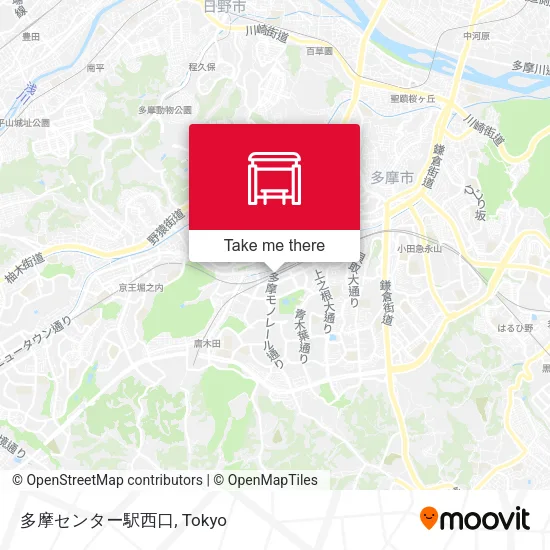 多摩センター駅西口 map