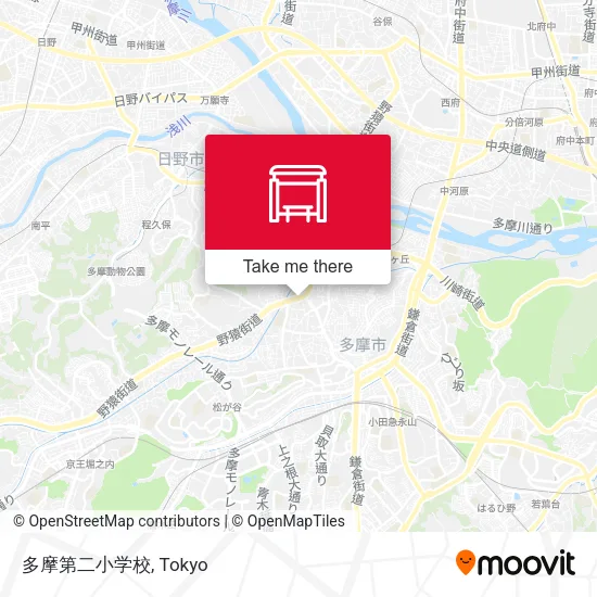 多摩第二小学校 map