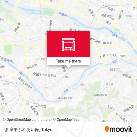 多摩平ふれあい館 map