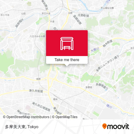多摩美大東 map