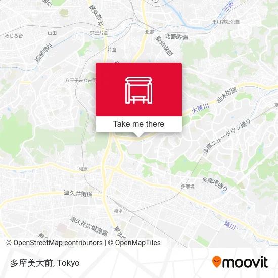 多摩美大前 map