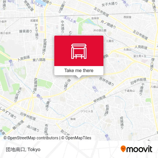 Danchi South Exit map