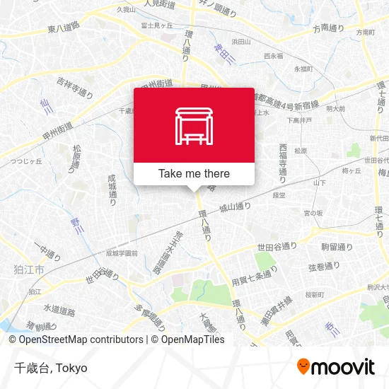 千歳台 map