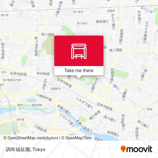 Chofu Welfare Garden map