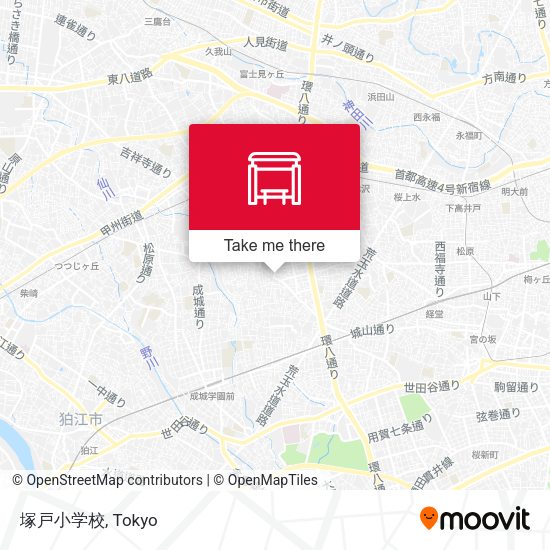 塚戸小学校 map