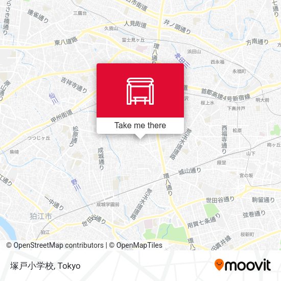 塚戸小学校 map