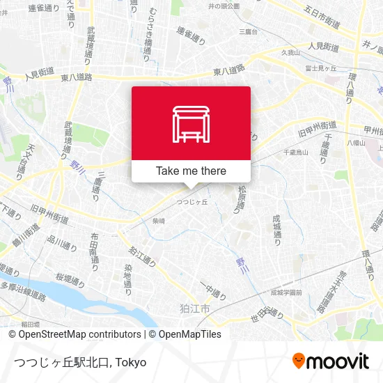 つつじヶ丘駅北口 map