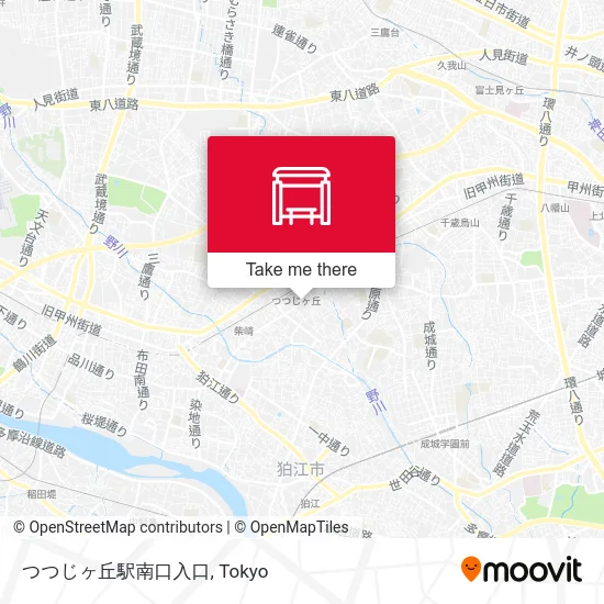 つつじヶ丘駅南口入口 map