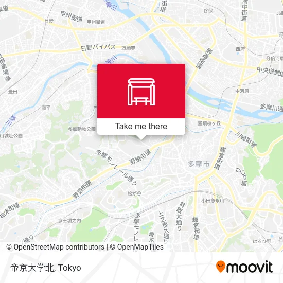 Teikyo University North map