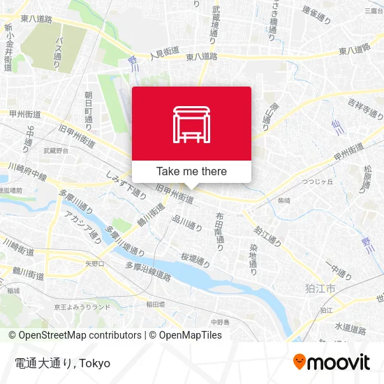 電通大通り map
