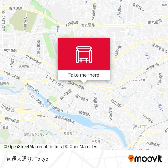 電通大通り map