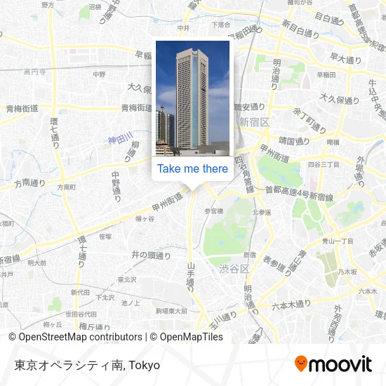 東京オペラシティ南 map