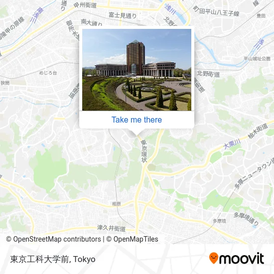 東京工科大学前 map