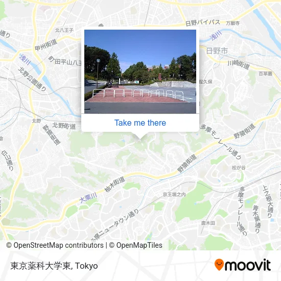 東京薬科大学東 map