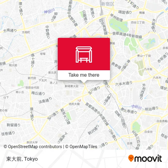 University of Tokyo Front map
