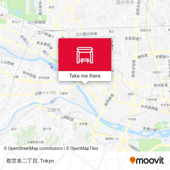 都営泉二丁目 map