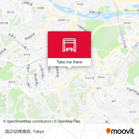 諏訪幼稚園前 map