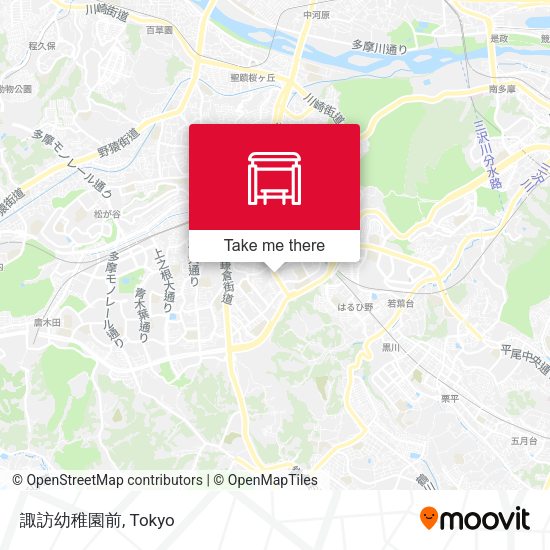 諏訪幼稚園前 map
