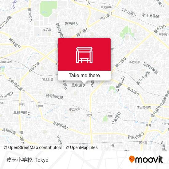 豊玉小学校 map