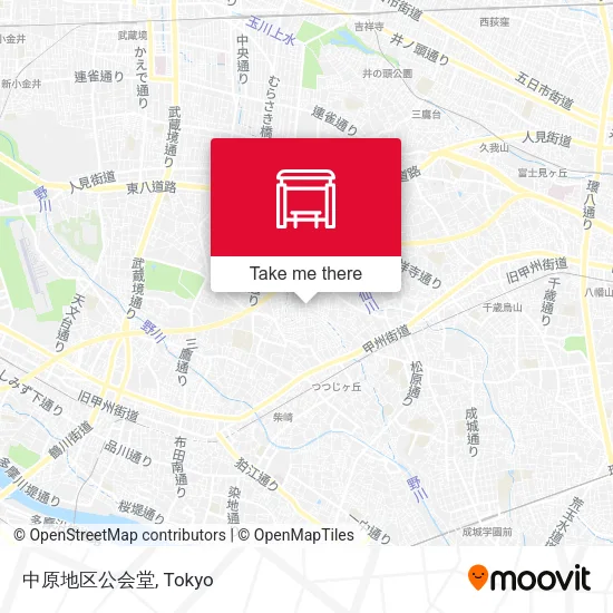 中原地区公会堂 map