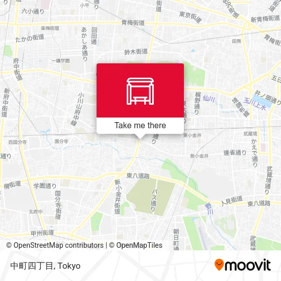 Nakamachi 4-chome map