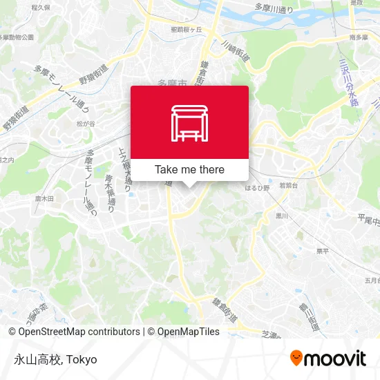 Nagayama High School map