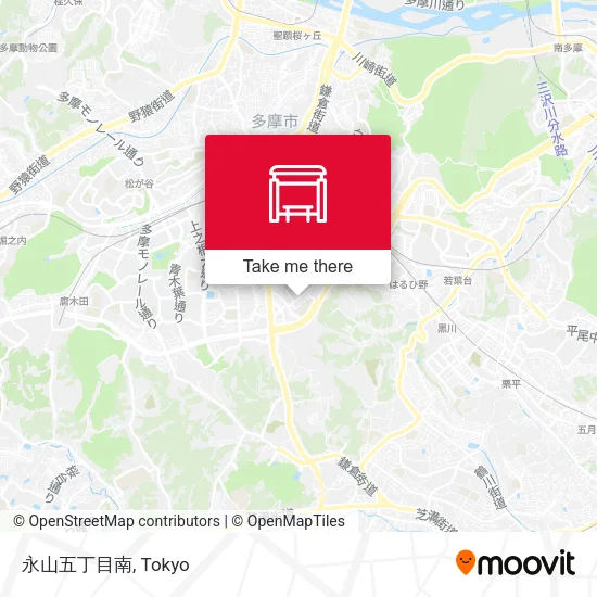 Nagayama 5-chome South map