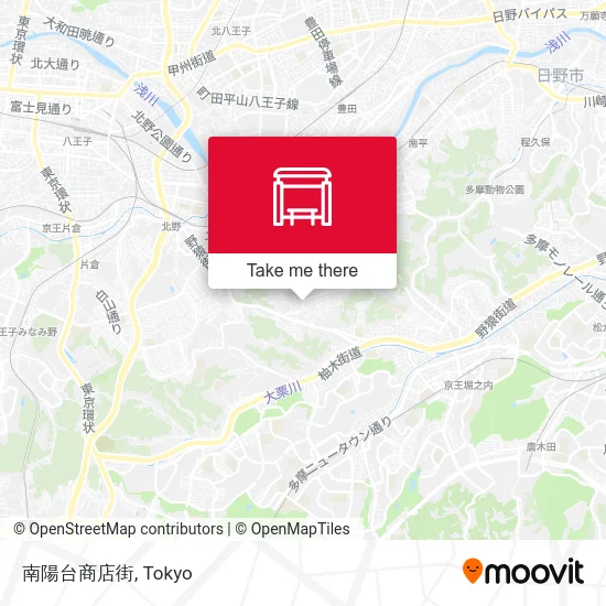 南陽台商店街 map
