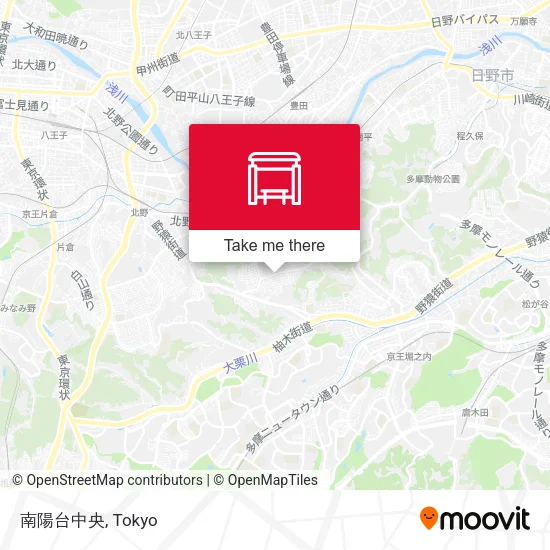 Nanyodai Central map