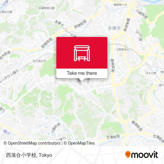 Nishi-Ochiai Elementary School map