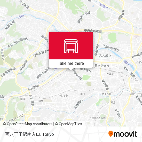 West Hachioji Station South Entrance map