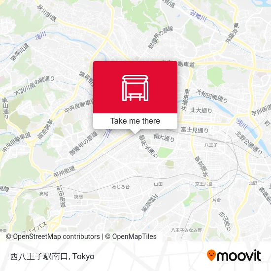 西八王子駅南口 map
