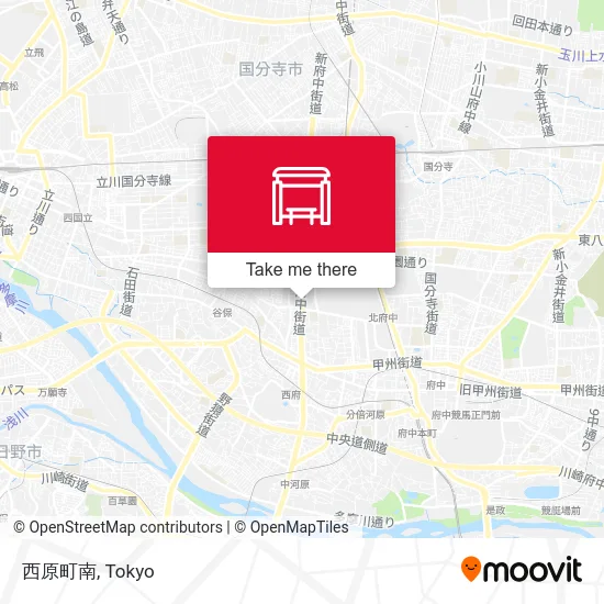 Nishihara-cho South map