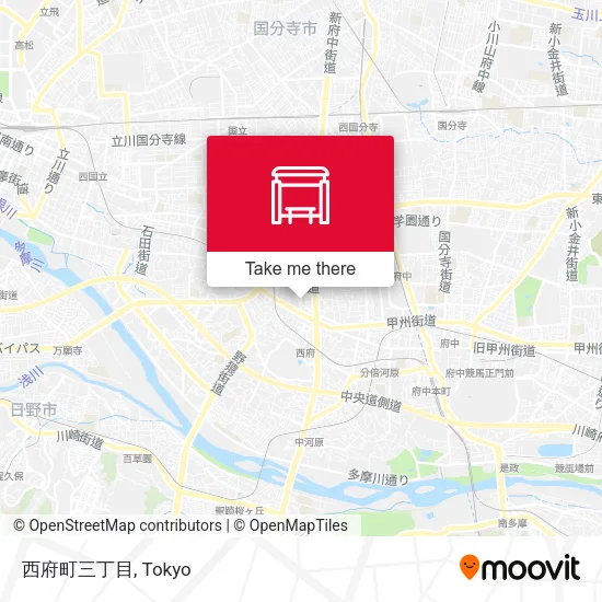 Nishifu-cho 3-chome map