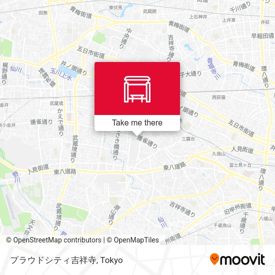 Proud City Kichijoji map