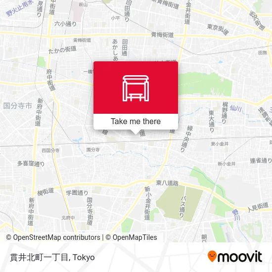貫井北町一丁目 map