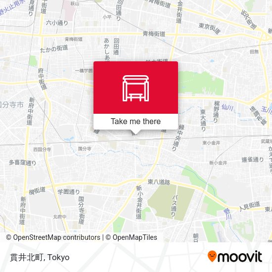 貫井北町 map