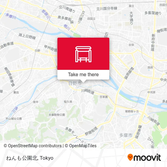 Nenmo Park North map