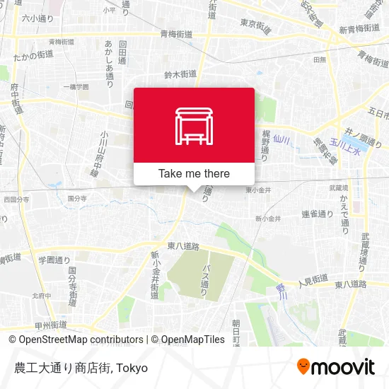 Nokodai Shopping Street map