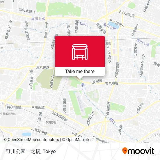 Nogawa Park Ichinohashi map